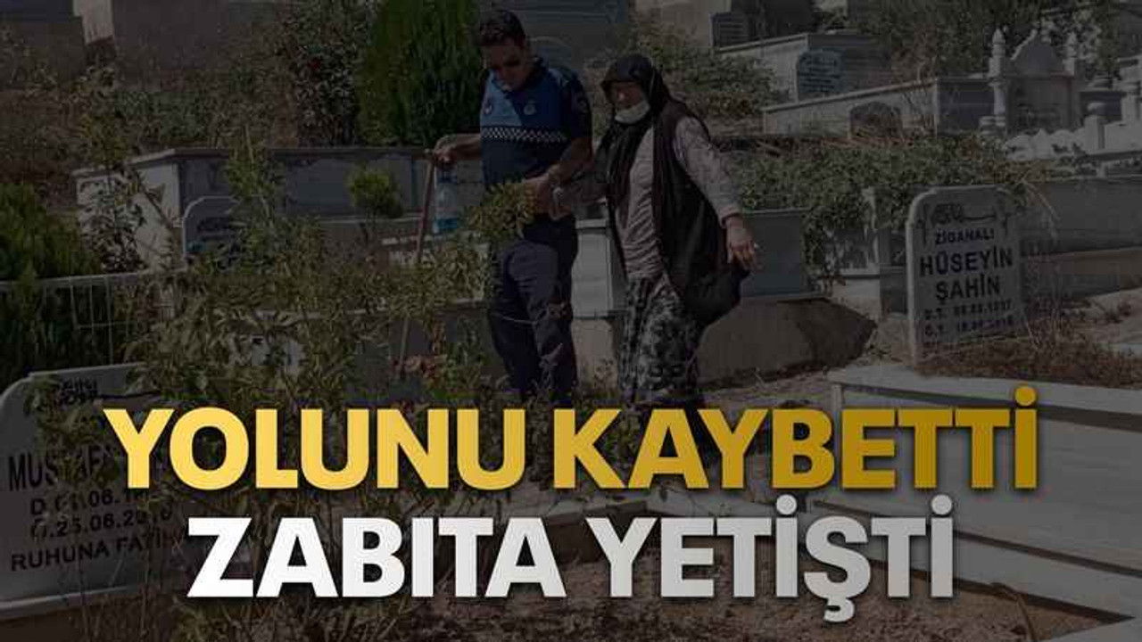 Yolunu kaybetti, zabıta yetişti